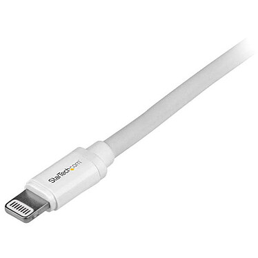 Avis StarTech.com Câble Apple Lightning slim vers USB blanc