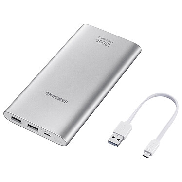 Samsung Batterie Externe 10 000 mAh micro-USB Argent pas cher