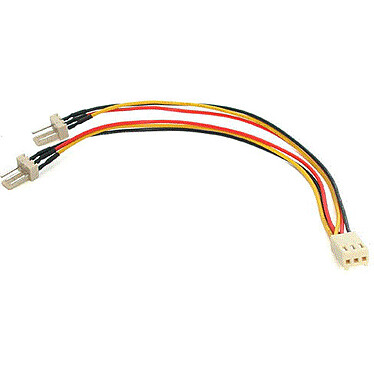 StarTech.com 3-Pin Fan Power Cable Y - 15 cm