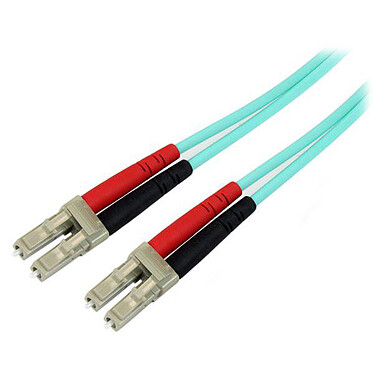 StarTech.com Câble fibre optique 10Gb duplex multimode OM3 50/125 LC/LC - 1 m - Turquoise