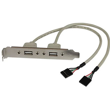 StarTech.com USB 2.0 IDC 5-Pin to 2-Port USB A Adapter Cable