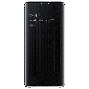 Samsung Clear View Cover Noir Galaxy S10+