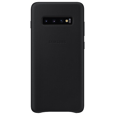Samsung Coque Cuir Noir Samsung Galaxy S10+