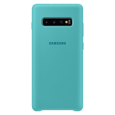 Samsung Funda silicona verde Galaxy S10+