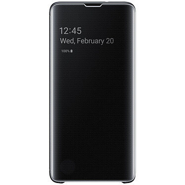 Samsung Clear View Cover Noir Galaxy S10