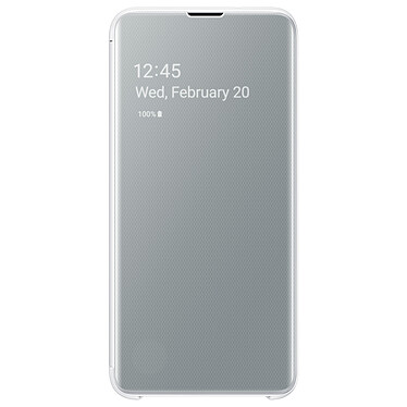 Samsung Clear View Cover Blanc Galaxy S10e