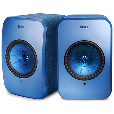 KEF LSX Wireless Bleu