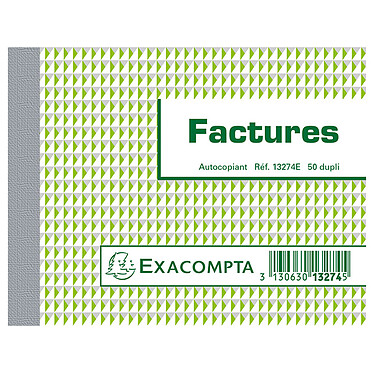 Exacompta Manifold Factures 10.5 x 13.5 cm