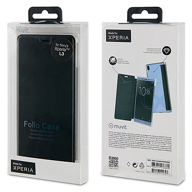 Avis Made for Xperia Etui Folio Case Noir Sony Xperia L3