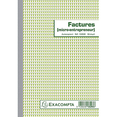 Exacompta Manifold Invoices Micro-Entrepreneur 21 x 14.8 cm