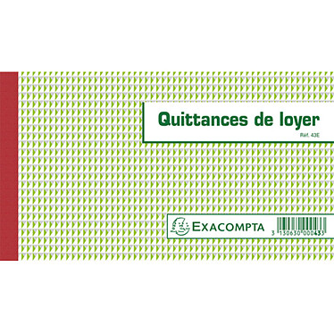 Exacompta Manifold Quittances de Loyer 12.5 x 21 cm
