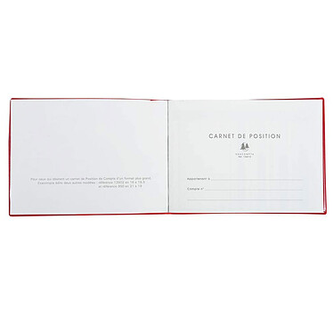 Buy Exacompta Account Position Book 11 x 15 cm