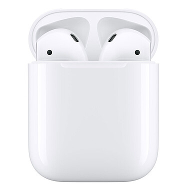 Apple AirPods 2 Écouteurs intra-auriculaires sans fil Bluetooth avec micro intégré et boîtier de charge