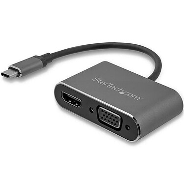 StarTech.com Adaptateur multiport AV numérique USB-C vers HDMI et VGA