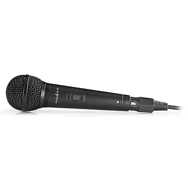 Nedis Plastic/Aluminium Wired Microphone Black