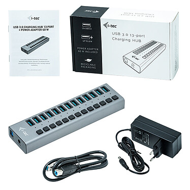 Buy i-tec USB 3.0 Charging Hub 13 Port Power Adapter 60W