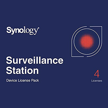 Synology Pack 4 licencias para camaras supplémentaires