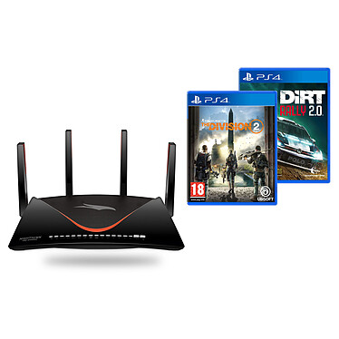 Netgear Nighthawk Pro Gaming XR700 + The Division 2 (PS4) + Dirt Rally 2.0 (PS4)