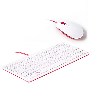 Raspberry Pi Keyboard + Mouse (Blanc)