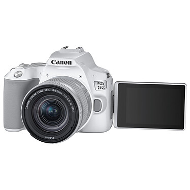 Avis Canon EOS 250D Blanc + 18-55 IS STM Argent