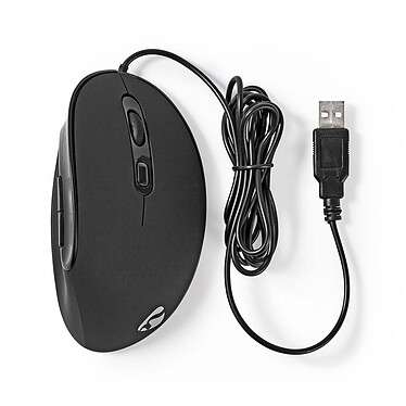 Acheter Nedis Wired Ergonomic Mouse Noir (ERGOMSWD100BK)