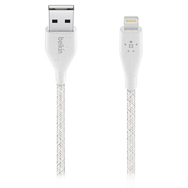 Avis Belkin Câble Lightning vers USB DuraTek Plus - 1.2 m (Blanc)