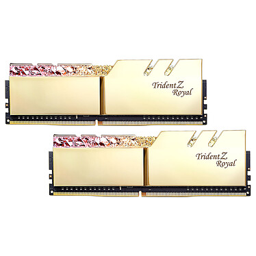 G.Skill Trident Z Royal 16 Go (2 x 8 Go) DDR4 4000 MHz CL17 - Or RGB