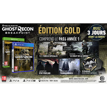  Tom Clancy's Ghost Recon : Breakpoint - Gold Edition (PS4)