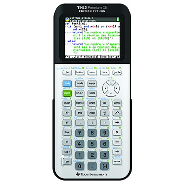 Texas Instruments TI-83 Premium CE Edition Python - Blanc
