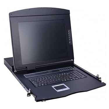 Consola de servidor Dexlan para montaje en rack 1U - Pantalla TFT de 18,5" (DX1808-VUP2)