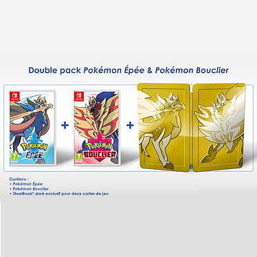  Pokémon Double Pack : Épée + Bouclier (Switch)