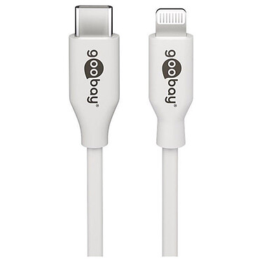 Goobay Câble Lightning to USB-C (M/M) - 2M - Blanc