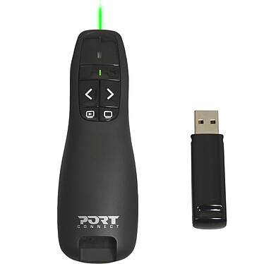Port Connect Wireless Green Laser Presenter