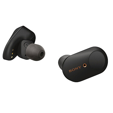 Sony WF-1000XM3 Noir Écouteurs intra-auriculaires à réduction de bruit True Wireless - Bluetooth 5.0 - Microphone intégré - Boîtier charge/transport - Autonomie 24h