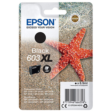 Epson Etoile de mer 603XL Noir (blister)