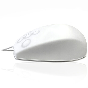 Accuratus AccuMed Mouse - IP67 medical mouse (White)
