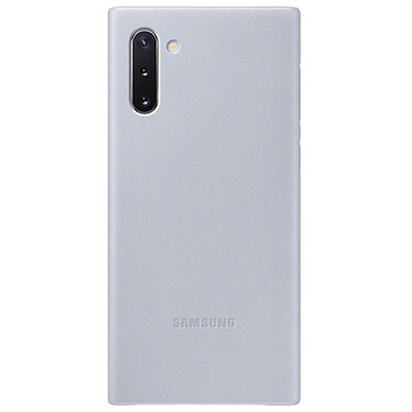 Funda de piel Samsung Galaxy Note 10 Gris