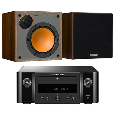 Marantz Melody M-CR412 Noir + Monitor Audio Monitor 50 Noyer