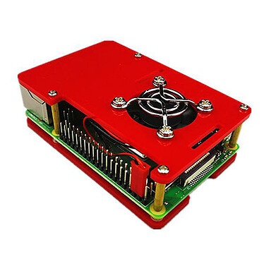 Case for Raspberry Pi 4B (Red)