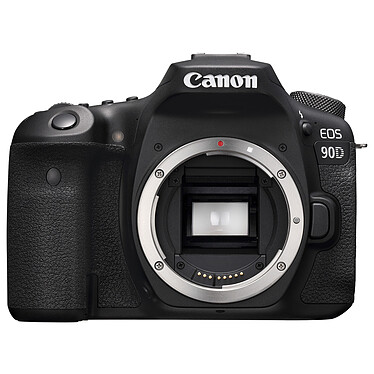 Canon EOS 90D Appareil photo 32.5 MP - ISO 25600 - Vidéo 4K UHD - Ecran LCD 3" tactile et orientable - Wi-Fi/Bluetooth (boîtier nu)