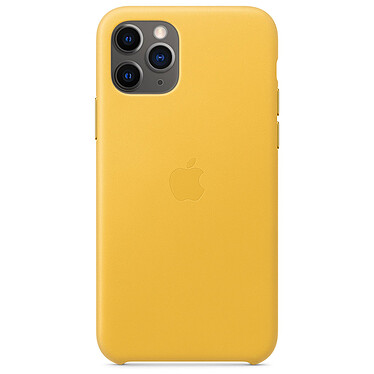 Review Apple Leather Case Meyer Lemon Apple iPhone 11 Pro