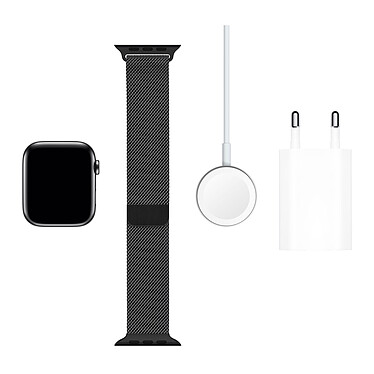 Comprar Apple Watch Series 5 GPS + Cellular Acero Negro Pulsera Milanesa Negra 44 mm