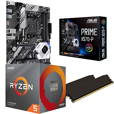 Kit de actualización de PC AMD Ryzen 5 3600 ASUS PRIME X570-P 16 GB