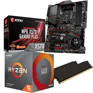 Kit de actualización de PC AMD Ryzen 5 3600 MSI MPG X570 GAMING PLUS 16 GB
