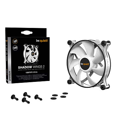 Be Quiet ! Shadow Wings 2 White 120 mm PWM economico