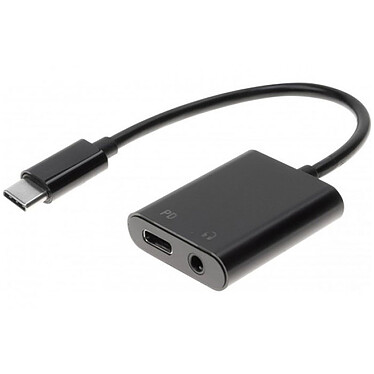 USB Type-C to USB-C PD 3.5 mm Audio Adapter