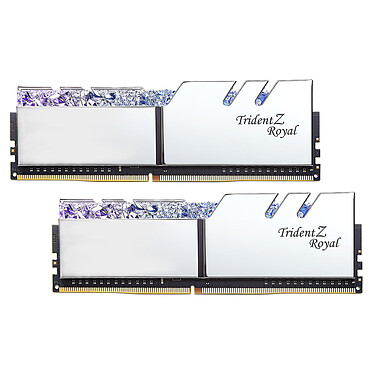G.Skill Trident Z Royal 16 Go (2 x 8 Go) DDR4 5333 MHz CL22 - Argent · Occasion
