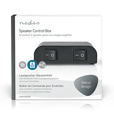 Nedis Speaker Control Box 2 vías a bajo precio