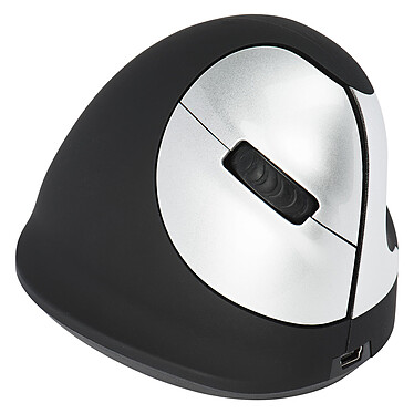 R-Go Tools Wireless Vertical Mouse (pour droitier) Souris sans fil ergonomique - droitier - capteur laser 3400 dpi - 5 boutons - verticale