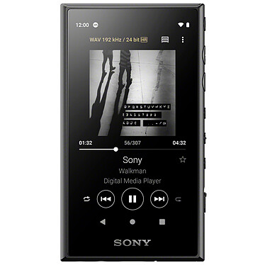 Sony NW-A105 Noir Lecteur Hi-Res Audio - 16 Go - Ecran tactile 3.6" - Bluetooth 5.0 aptX HD/LDAC - DAC USB - Wi-Fi - NFC - Android 9.0 - Autonomie 26h - Slot Micro SDXC - USB-C